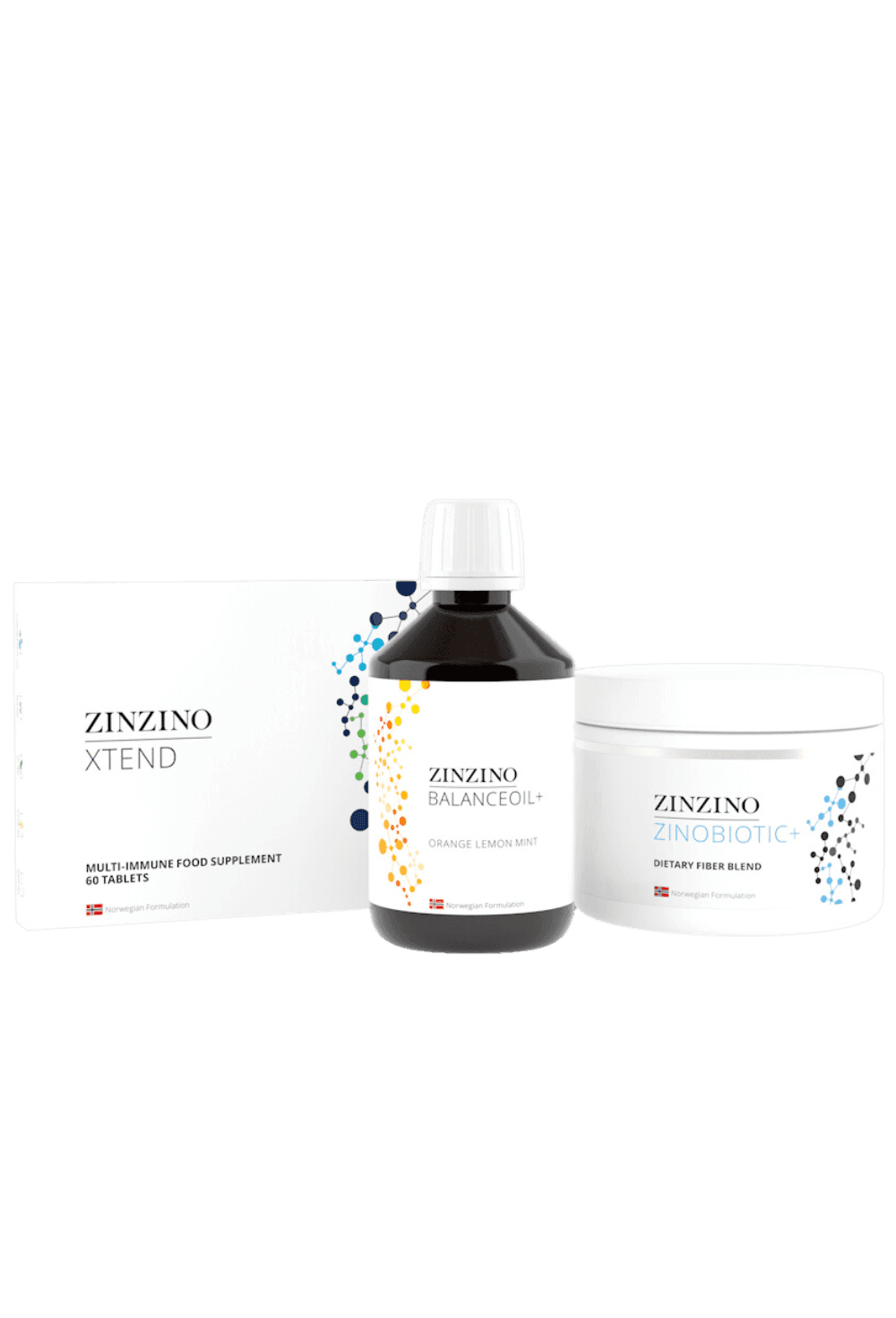 Health Protocol Kit BalanceOil+   Xtend   ZinoBiotic